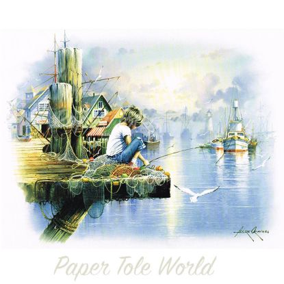 Picture of Fishing Docks - 8" x 10"