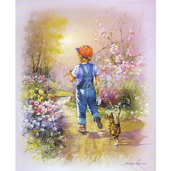 Picture of Gone Fishing I - 8" x 10"