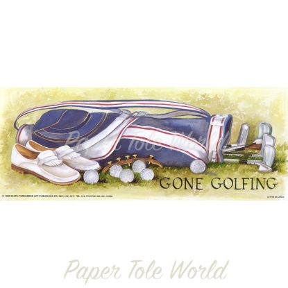 Picture of Gone Golfing - 4" x 10"