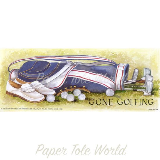 Picture of Gone Golfing - 4" x 10"
