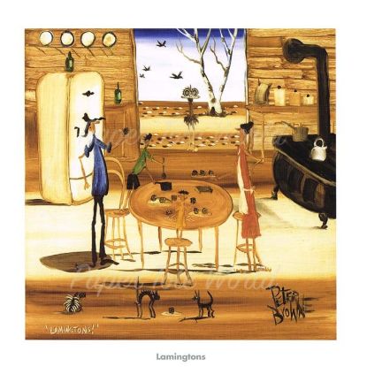 Picture of Lamingtons - 9.5" x 9.5"