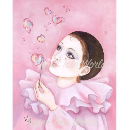 Picture of Mime & Hearts - 8" x 10"
