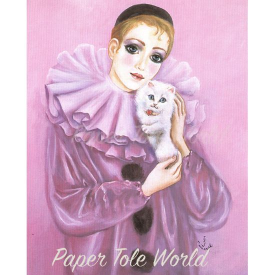 Picture of Mime & Kitten - 8" x 10"