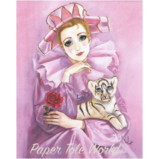 Picture of Mime & Tiger - 8" x 10"