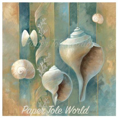 Picture of Ocean Treasures II - 12" x 12"