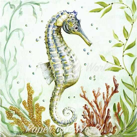 Picture of Pacific Seahorse - 10" x 10"