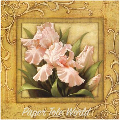 Picture of Pretty in Pink - Irises - 12" x 12"