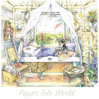 Picture of Seaside Bedroom - 9" x 10"