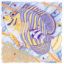 Picture of Tropical Fish - Purple - 6" x 6"