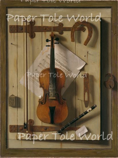 Picture of Violin and Music, 9" x 12"