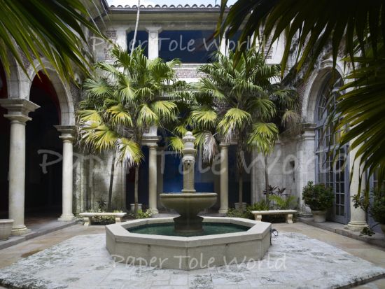 Picture of Grand Courtyard - 9" x 12"