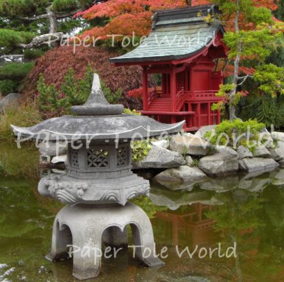 Picture of Japanese Garden - 8" x 8"