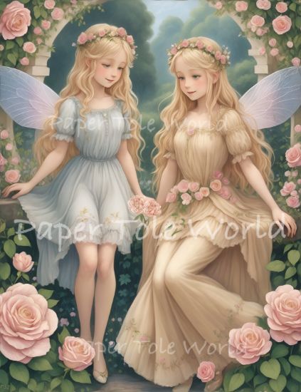 Picture of Fairy Sisters III - 9" x 11.5"