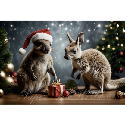 Picture of Christmas Roo's, 5" x 3.5"